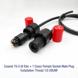 Conector sumergible en línea coaxial macho de alta frecuencia HYSF SFHFTZILM