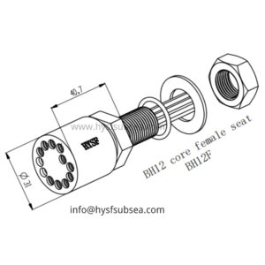 12 Pin Female Bulkhead Connector