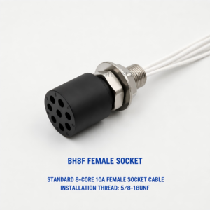 HYSF BH8F Standard 8-Pin Female Bulkhead Underwater Connector