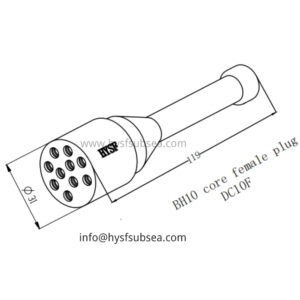 10 Pin Female Dummy Plug Connector