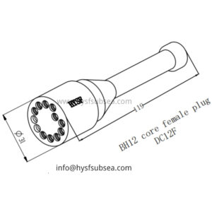 12 Pin Female Dummy Plug Connector