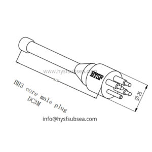 3 Pin Male Dummy Plug Connector