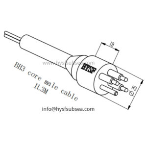 Standard 3 Pin Male Inline Connector