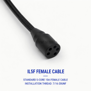 HYSF IL5F Standard 5-Pin Female Inline Underwater Connector