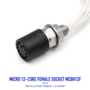 HYSF MCBH12F Миниатюрный круглый 12-контактный разъём с внутренней головкой для подводной установки