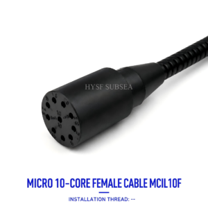 HYSF MCIL10F Миниатюрный круглый 10-контактный соединитель с внутренней резьбой под водой