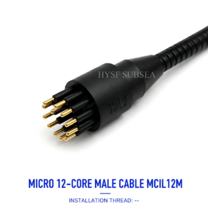 HYSF MCIL12M Миниатюрный круглый 12-контактный мужской подводный разъем