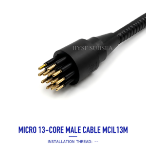 HYSF MCIL13M Миниатюрный круглый 13-контактный мужской подводный разъем