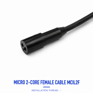 HYSF MCIL 2F Миниатюрный круглый 2-контактный женский подводный инлайн-коннектор