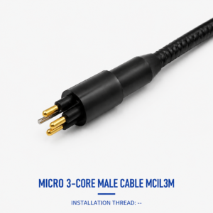 HYSF MCIL3M Миниатюрный круглый 3-контактный мужской подводный разъем