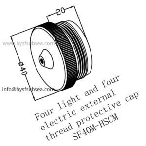 HYSF SF40M-HSCM Hybrid Photoelectric 4+4 External Thread Protective Cap