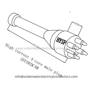 High Current 4 Core Male Dummy Plug