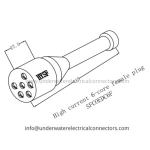 High Current 6 Core Female Dummy Plug