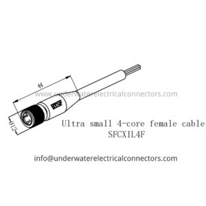 Ultra Small 4 Core Female Inline Connector