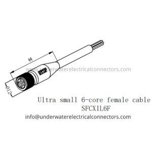 Ultra Small 6 Core Female Inline Connector