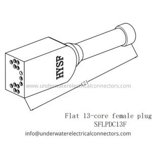 Standard Flat 13 Pin Female Dummy Plug