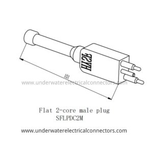 Miniature Flat 7 Core Male Inline Connector