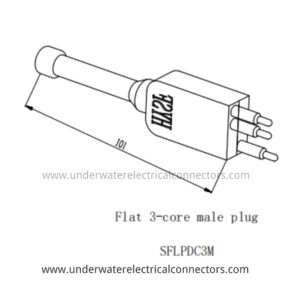 Standard Flat 3 Pin Male Dummy Plug
