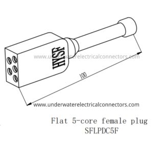 Standard Flat 5 Pin Female Dummy Plug
