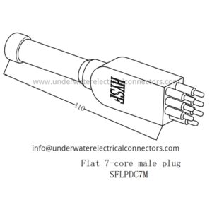 Standard Flat 7 Pin Male Dummy Plug