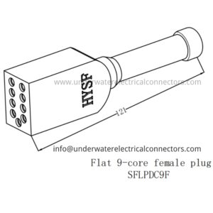 Standard Flat 9 Pin Female Dummy Plug