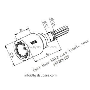 12 Pin Female Wet Mate Connector
