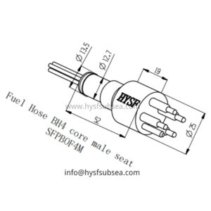 4 Pin Male Open Face Wet Mate Connector