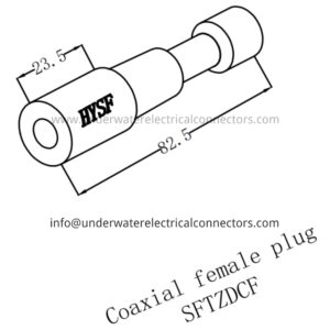 HYSF SFTZDCF Coaxial 50-5 Female Dummy Plug Underwater Connector