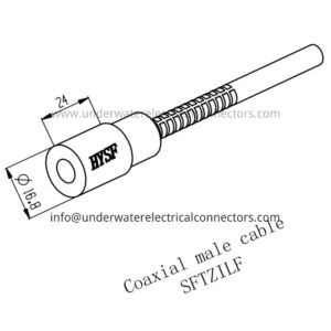 HYSF SFTZILF Коаксиальный разъем 50-5 Female Inline Underwater Connector