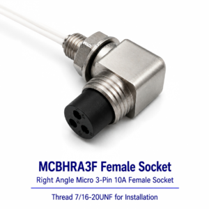 HYSF MCBHRA3F Миниатюрный прямоугольный 3-контактный разъём для подводной установки
