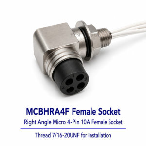 HYSF MCBHRA4F Миниатюрный прямоугольный 4-контактный разъём для подводной установки