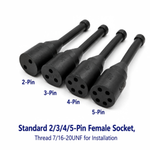 DC3F 3-Pin Female Dummy Plug Underwater Connector – SubConn Compatible Standard Series