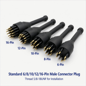 DC6M 6-Pin Male Dummy Plug – SubConn Compatible Underwater Connector Protection Cap