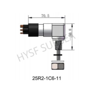 Right Angle Hybrid Subsea Connector