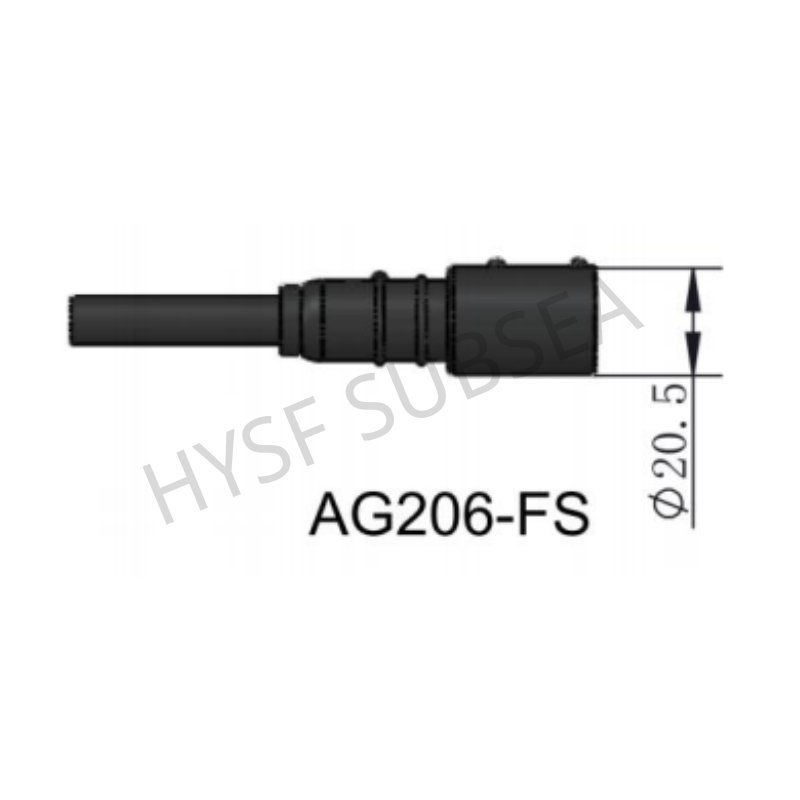 HYSF AG206-FS Hydraulic Flat Seal Plug or Female Swivel Connector – 20.5mm Length, Compact Design