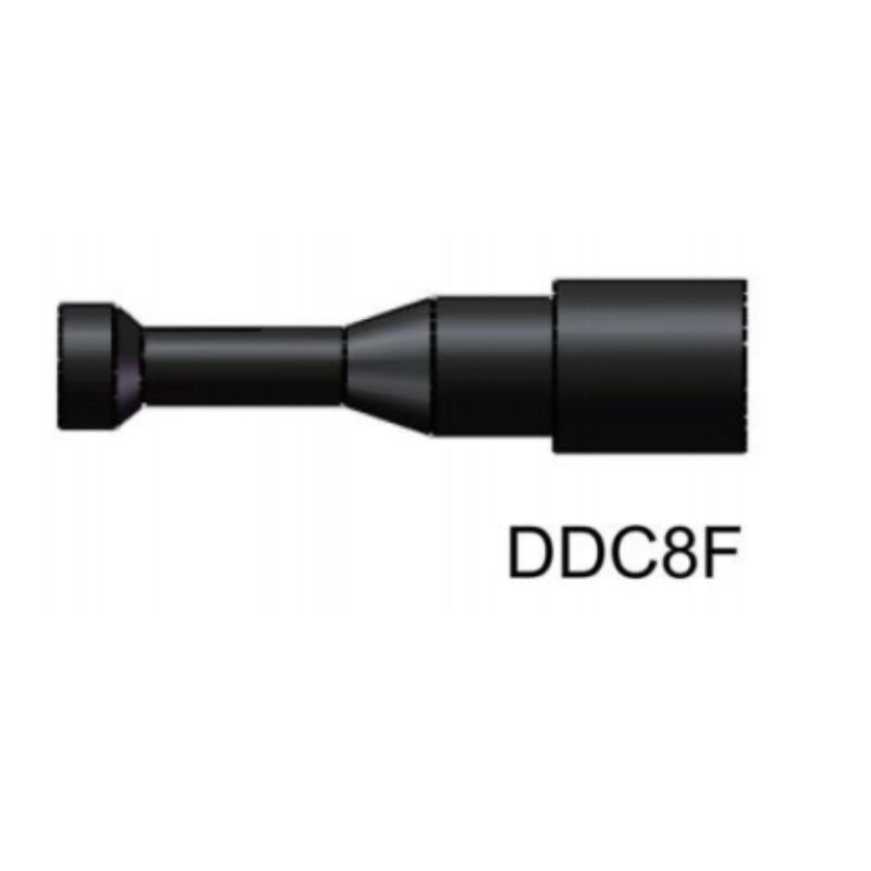 HYSF DDC8F Standard Circular Inline Female Connector | 8 Pin Underwater Inline Connector | Micro Circular Subsea Female Plug | Subconn Compatible Standard Circular Series