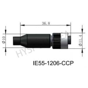underwater inline female connector