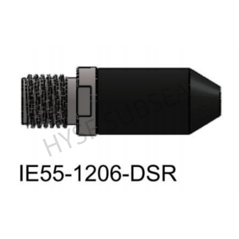 HYSF IE55-1206-DSR Underwater Bulkhead Male Dummy Plug – Metal Shell 55 Series 6 Contacts Subsea Protective Cap (Burton Compatible)