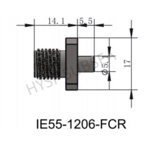 underwater bulkhead female connector