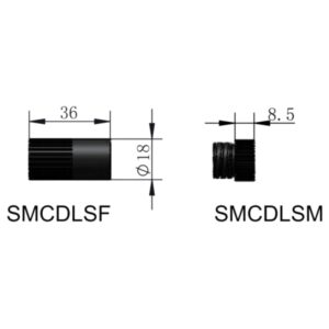 HYSF SMCDLSF / SMCDLSM Small Circular Dummy Locking Sleeve | Underwater Dummy Plug for Small Circular Connectors | Micro Circular Subsea Dummy Cap | Subconn Compatible Dummy Series