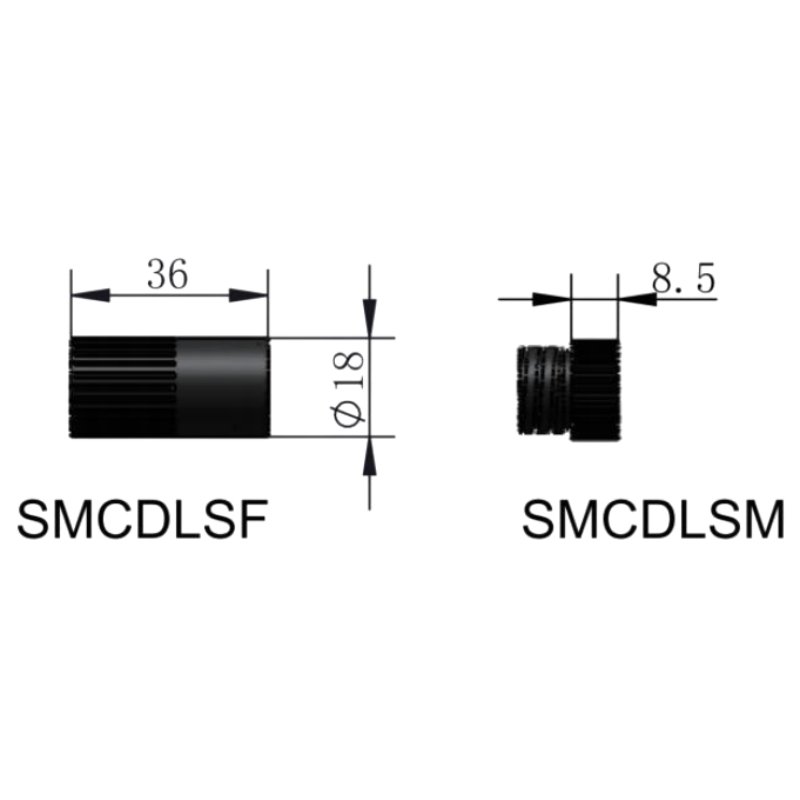 HYSF SMCDLSF / SMCDLSM Small Circular Dummy Locking Sleeve | Underwater Dummy Plug for Small Circular Connectors | Micro Circular Subsea Dummy Cap | Subconn Compatible Dummy Series