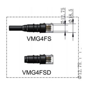 Underwater Inline Female Connector