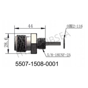 underwater bulkhead receptacle