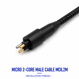 HYSF MCIL2M miniature 2-pin male underwater cable connector